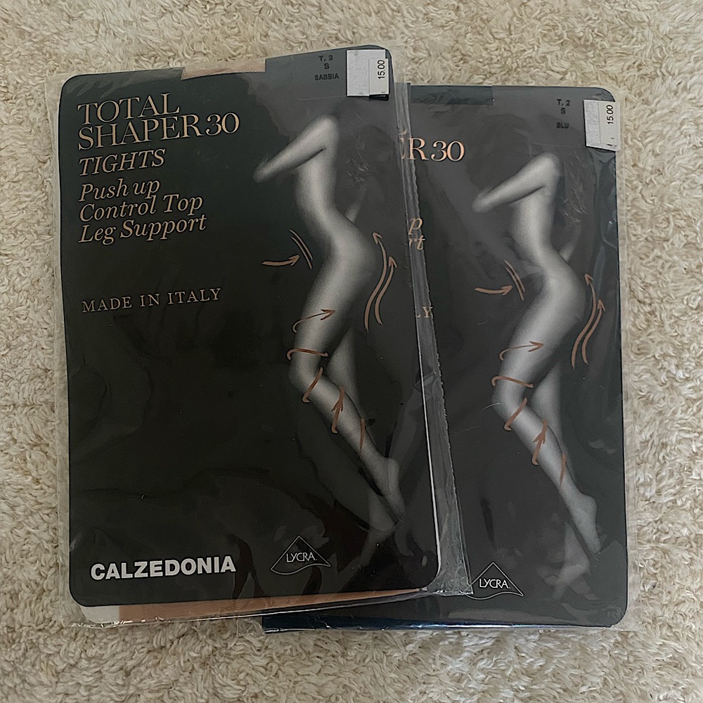 Calzedonia total sharper tights size S